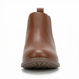 Chelsea ankle boots with side zipper and slip-on design