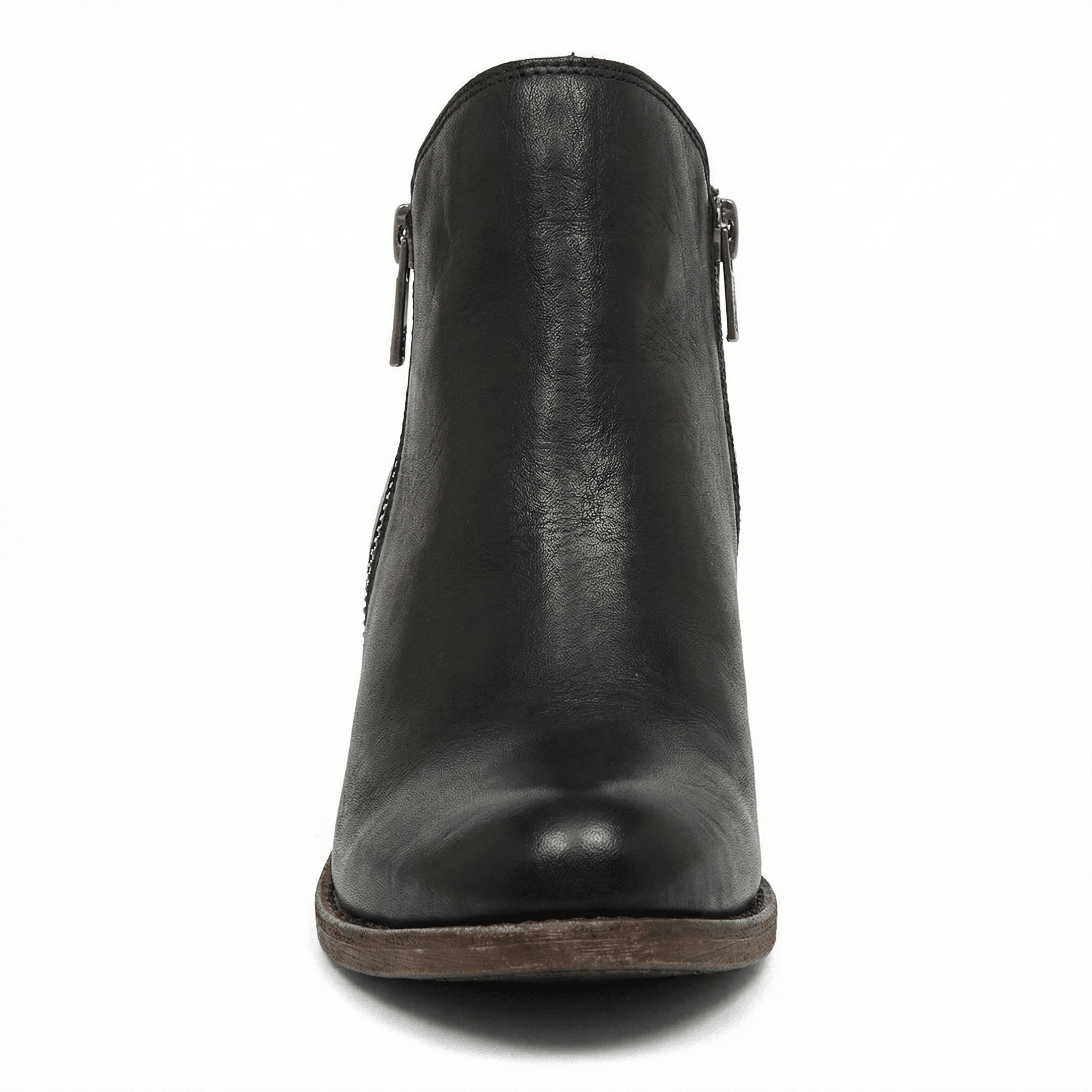 Chelsea Ankle Boots Vintage Style Side Zipper Slip-On Round Toe Low Heel - Mateo & Eliana