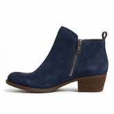 Chelsea Ankle Boots Vintage Style Side Zipper Slip-On Round Toe Low Heel - Mateo & Eliana