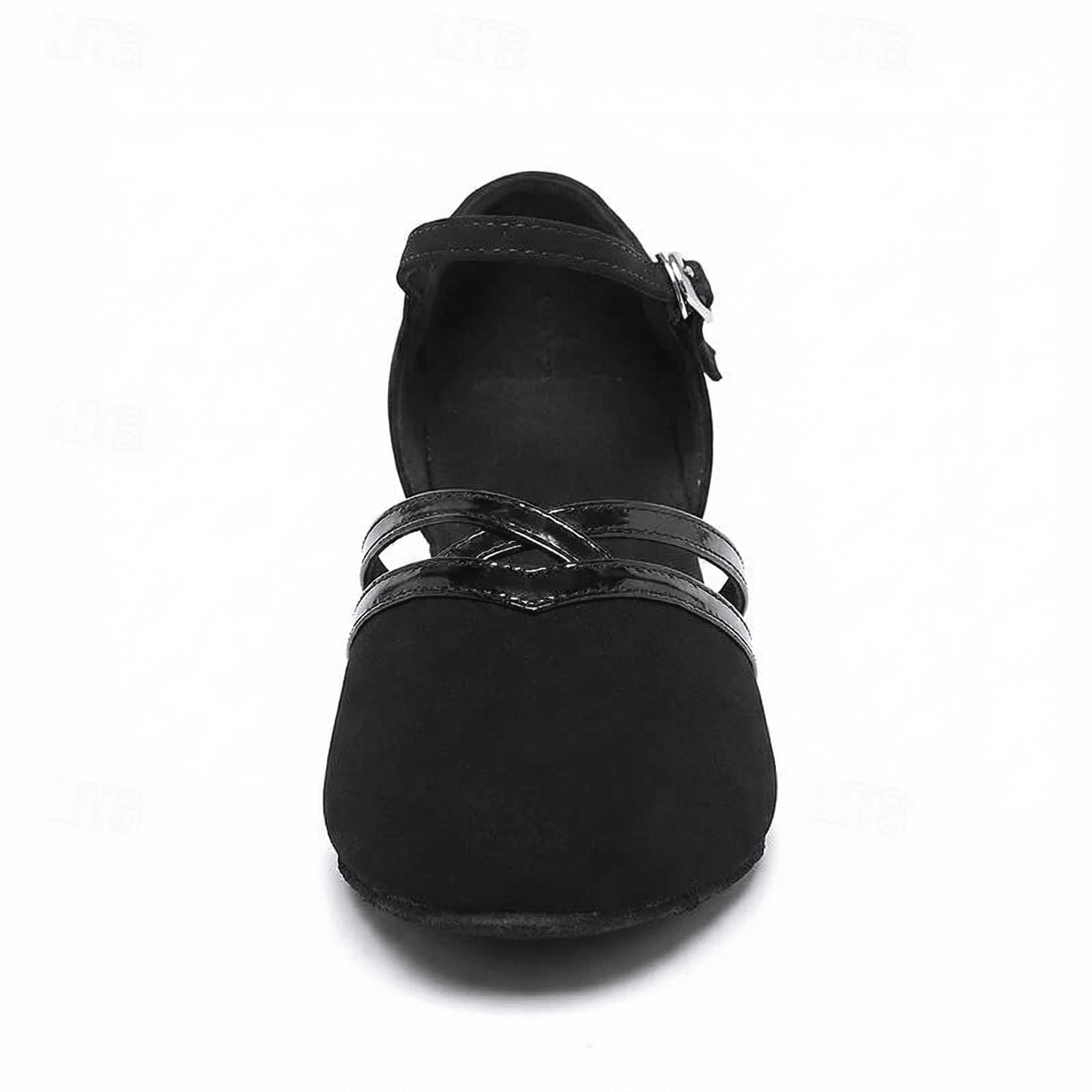 Dance Sandals Ankle Strap Stable Block Heel Non-Slip Suede Sole Padded Insole Women's - Mateo & Eliana