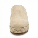 Espadrille Wedge Sandals Slip-On Mule Cushioned Footbed Non-Slip Rubber Sole - Mateo & Eliana