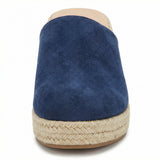 Espadrille Wedge Sandals Slip-On Mule Cushioned Footbed Non-Slip Rubber Sole - Mateo & Eliana