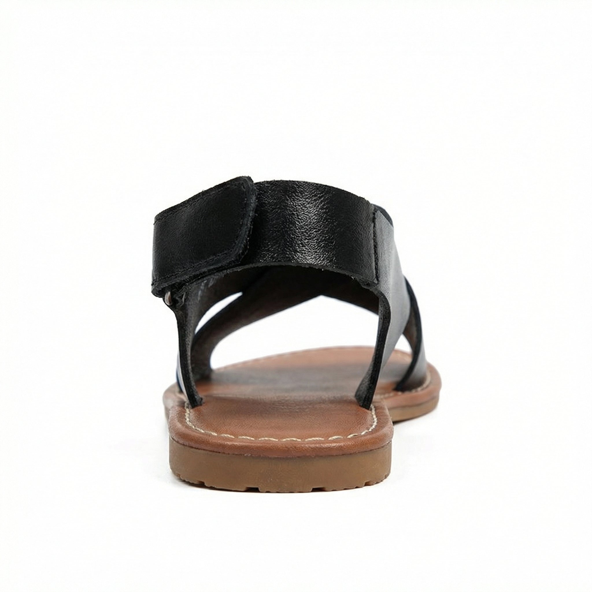 Leather Sandals Women Open Toe Flexible Sole Non-Slip Outsole Casual Summer - Mateo & Eliana