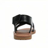 Leather Sandals Women Open Toe Flexible Sole Non-Slip Outsole Casual Summer - Mateo & Eliana