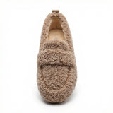 Plush Slippers Cozy Fleece Lined Slip-On Non-Slip Rubber Sole Indoor Outdoor Comfort - Mateo & Eliana