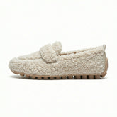 Plush Slippers Cozy Fleece Lined Slip-On Non-Slip Rubber Sole Indoor Outdoor Comfort - Mateo & Eliana