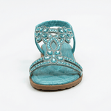 Sandals Women's Boho Flat Open Toe Arch Support Adjustable Buckle Straps - Mateo & Eliana