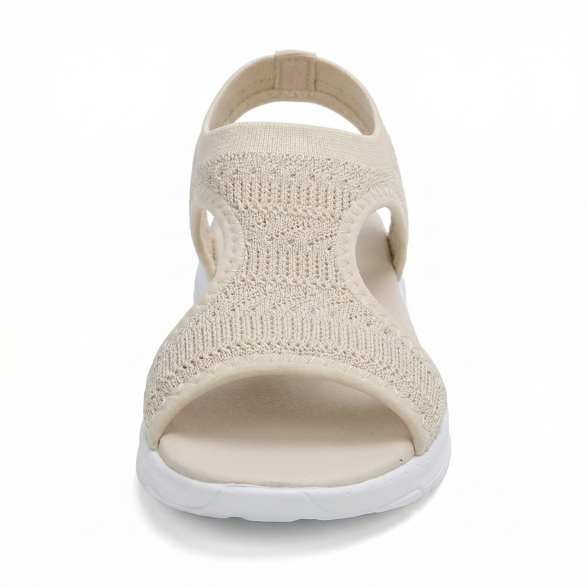 Women's Knit Sport Sandals with Cushioned Footbed and Slip-On Design