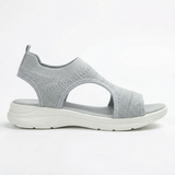 Women's Knit Sport Sandals with Cushioned Footbed and Slip-On Design