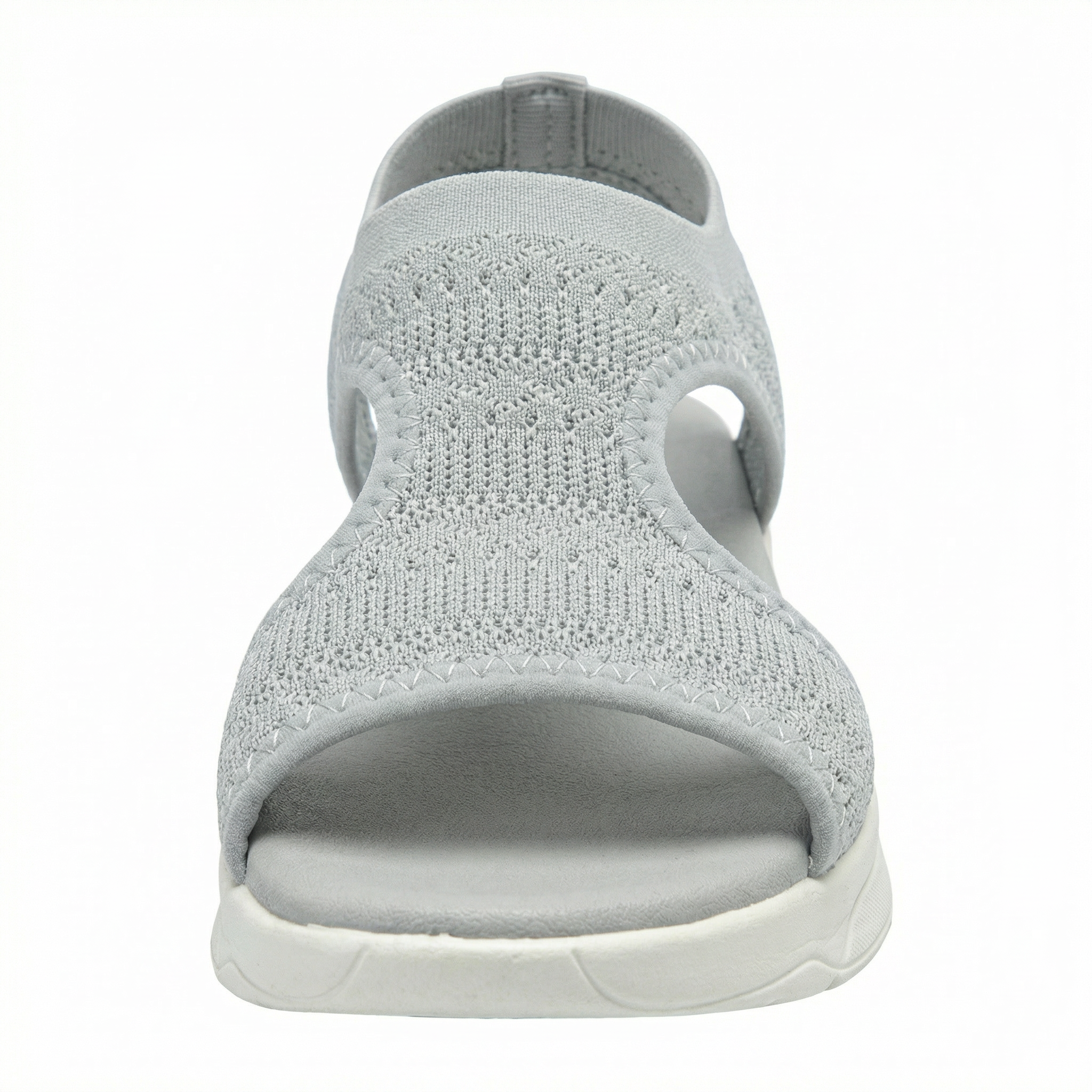 Women's Knit Sport Sandals with Cushioned Footbed and Slip-On Design