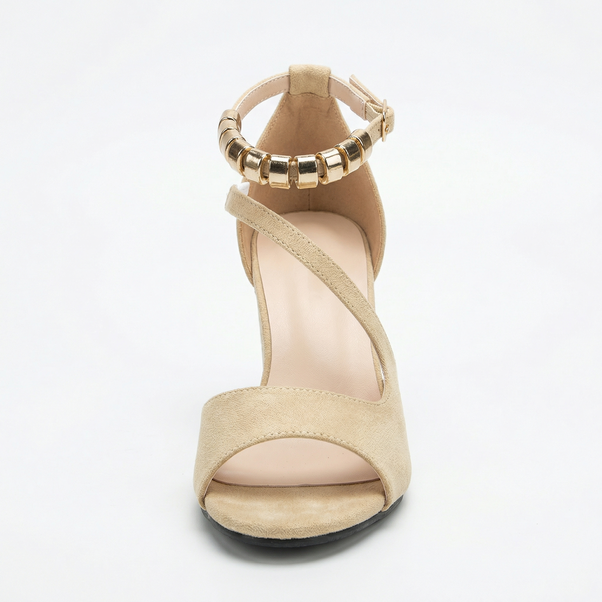 Women's Block Heel Sandals with Open Toe and Ankle Strap