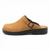 Women's Leather Slip-On Clogs Backless Thick Sole Casual Comfort - Mateo & Eliana
