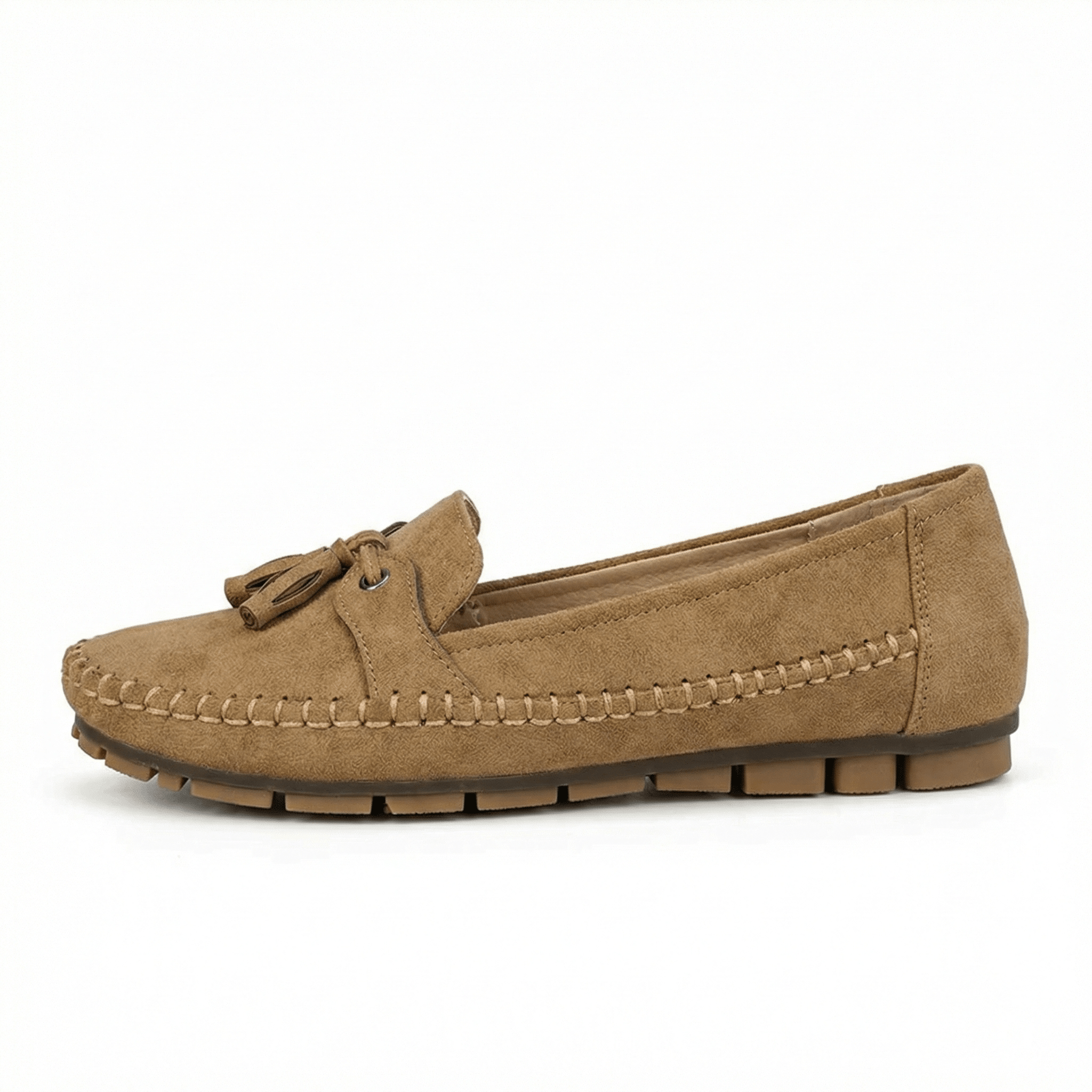 Women's Slip-On Loafers with Cushioned Footbed, Supportive Fit, Lightweight Sole for Everyday Wear - Mateo & Eliana