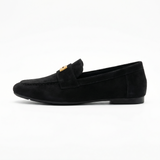 Women's Suede Loafers in Classic Slip-On Design