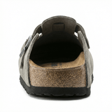 Women's Vegan Leather Sandals Classic Slip-On Comfortable Fit Flat Sole Everyday Wear - Mateo & Eliana