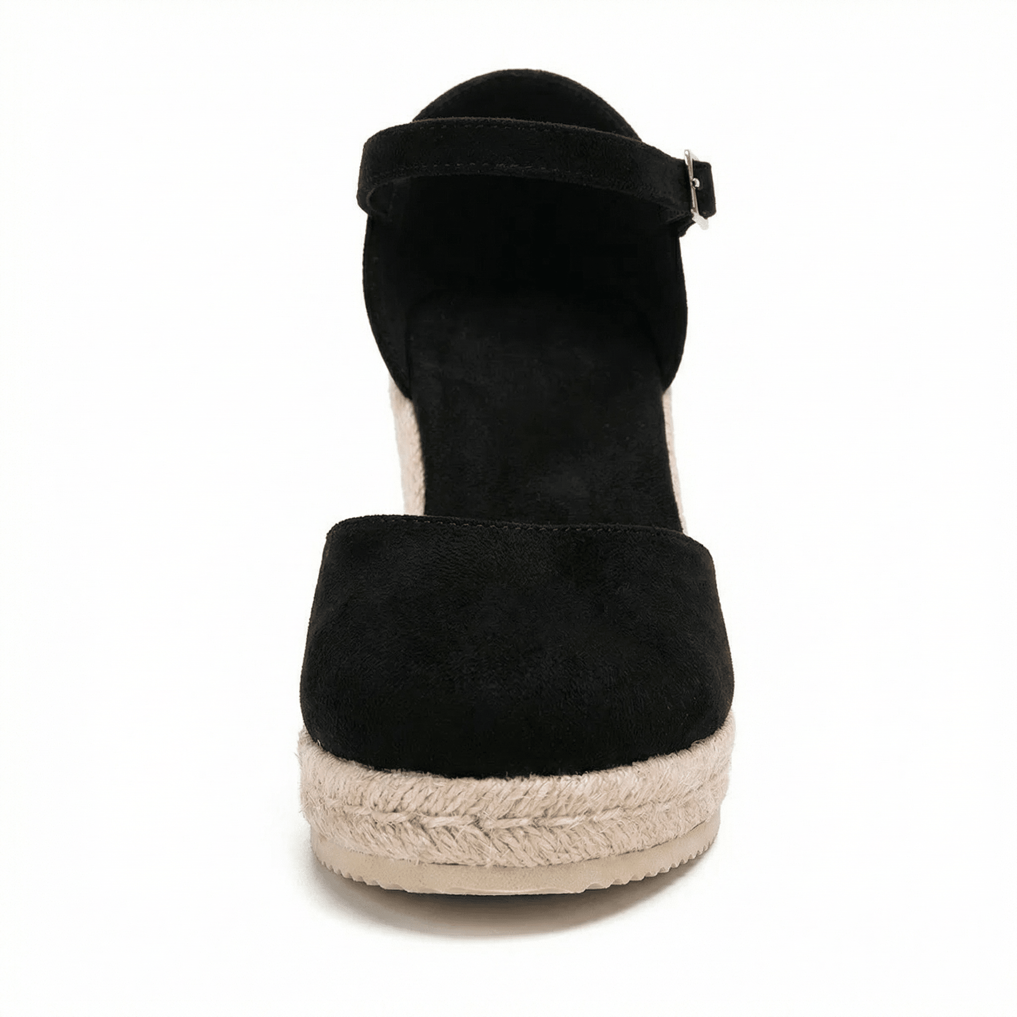 Women's Wedge Espadrille Sandals Open Toe Slip-On Breathable Fabric Casual Summer - Mateo & Eliana
