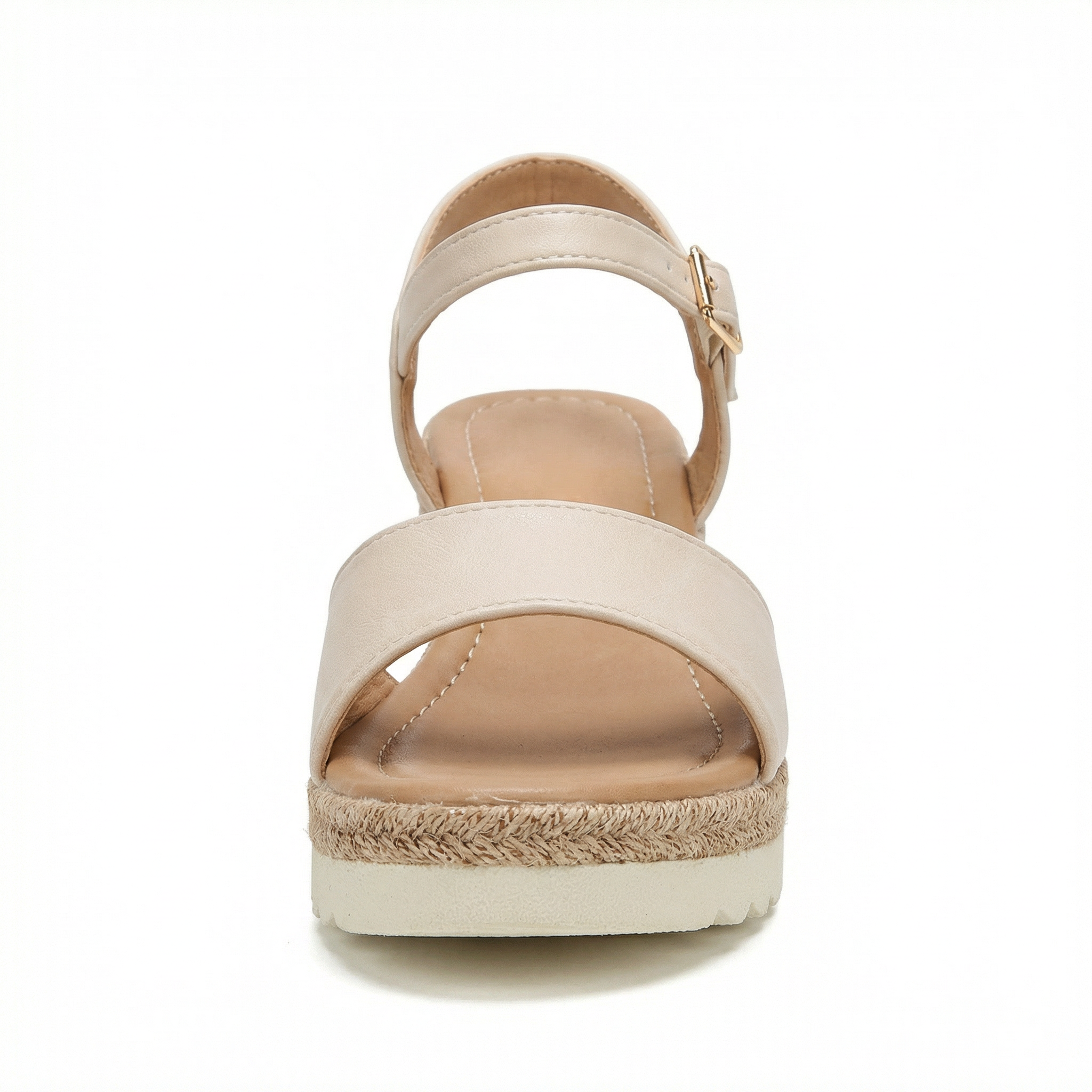 Women's Wedge Sandals with Adjustable Straps and Breathable Leather
