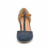 Leather Heel Shoes Slip On Balance Support Office Formal Women Party Shoes