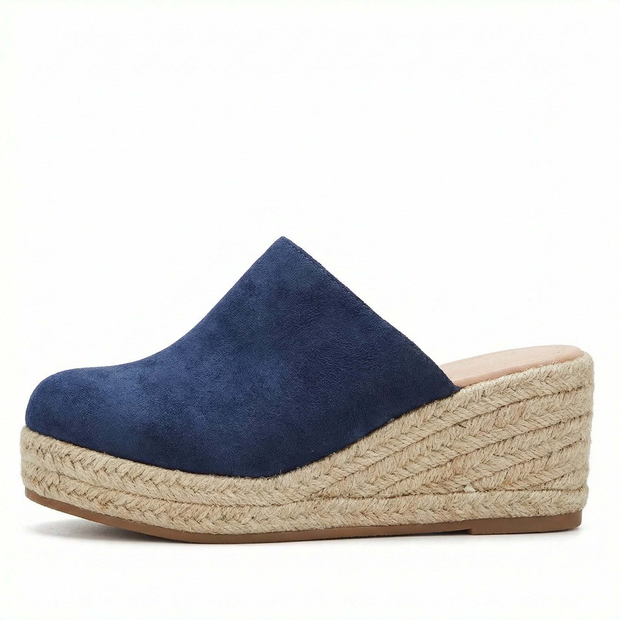 Espadrille Wedge Sandals Slip-On Mule Cushioned Footbed Non-Slip Rubber Sole - Mateo & Eliana