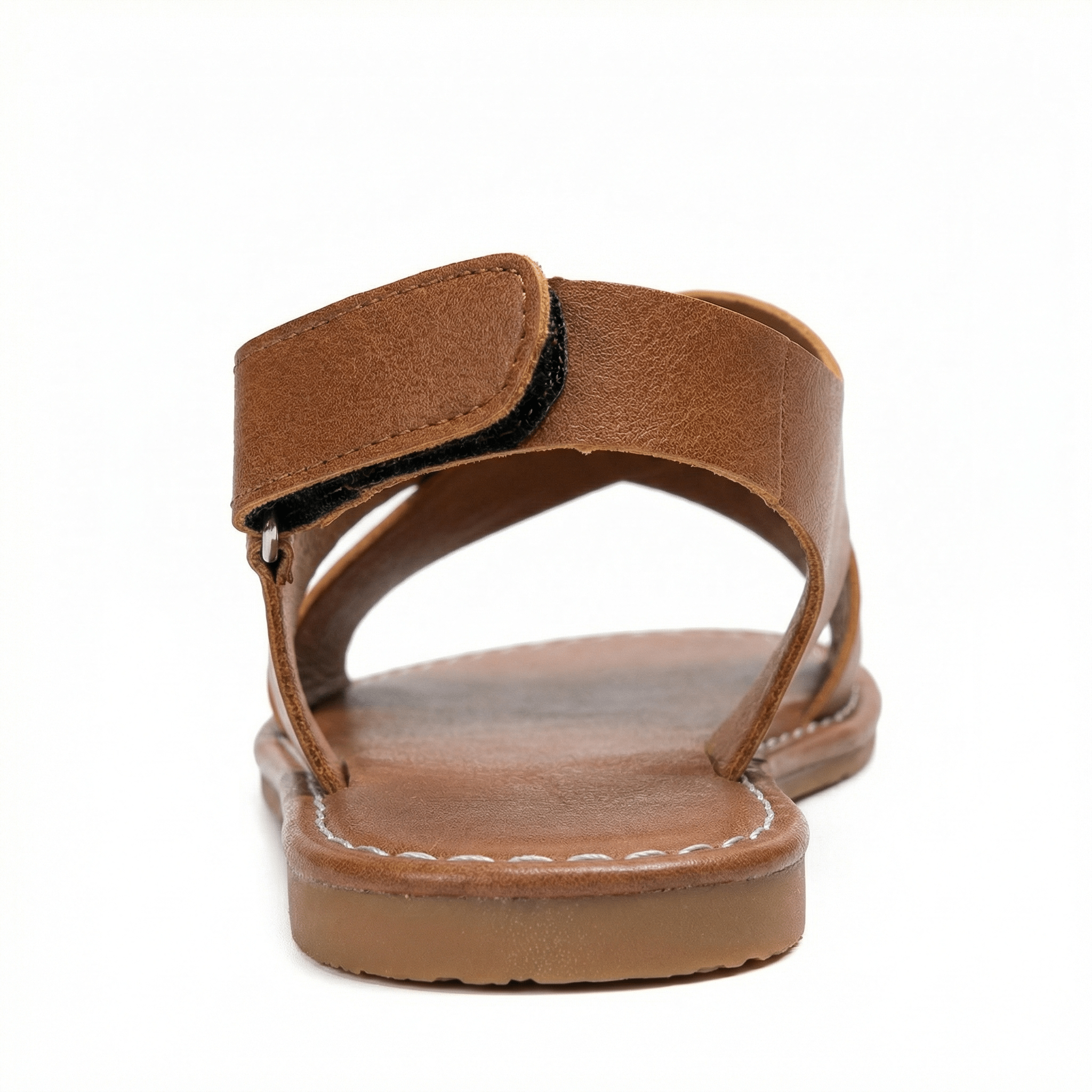 Leather Sandals Women Open Toe Flexible Sole Non-Slip Outsole Casual Summer - Mateo & Eliana