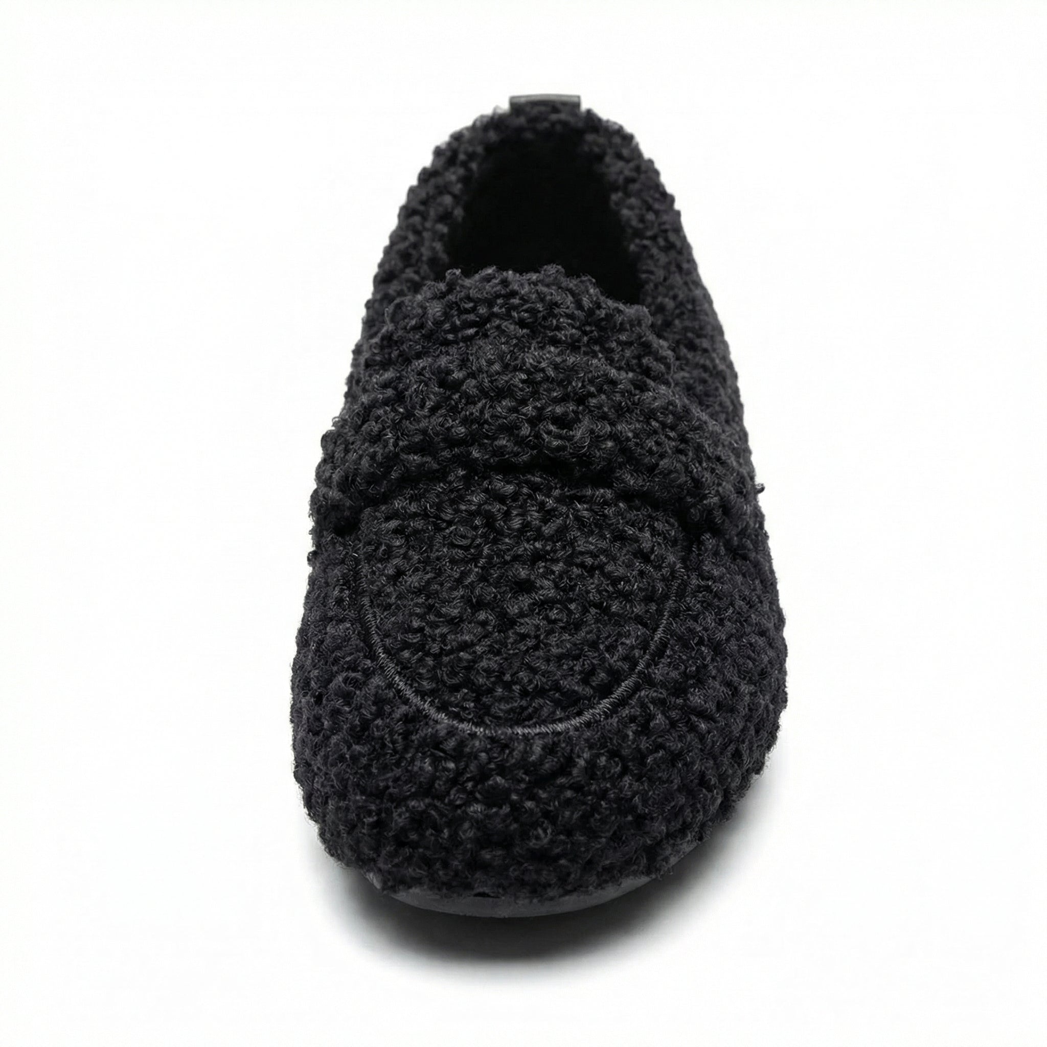 Plush Slippers Cozy Fleece Lined Slip-On Non-Slip Rubber Sole Indoor Outdoor Comfort - Mateo & Eliana