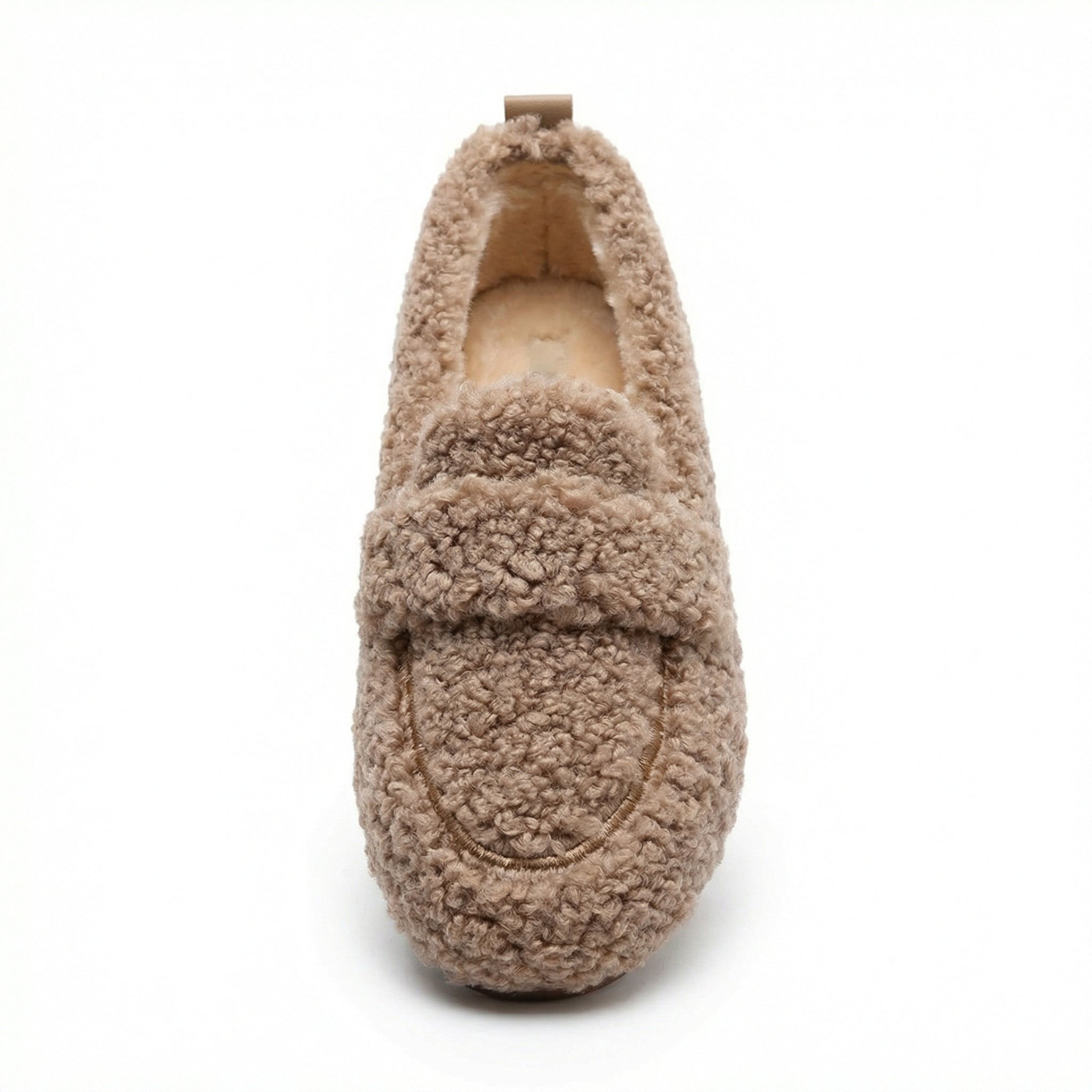 Plush Slippers Cozy Fleece Lined Slip-On Non-Slip Rubber Sole Indoor Outdoor Comfort - Mateo & Eliana