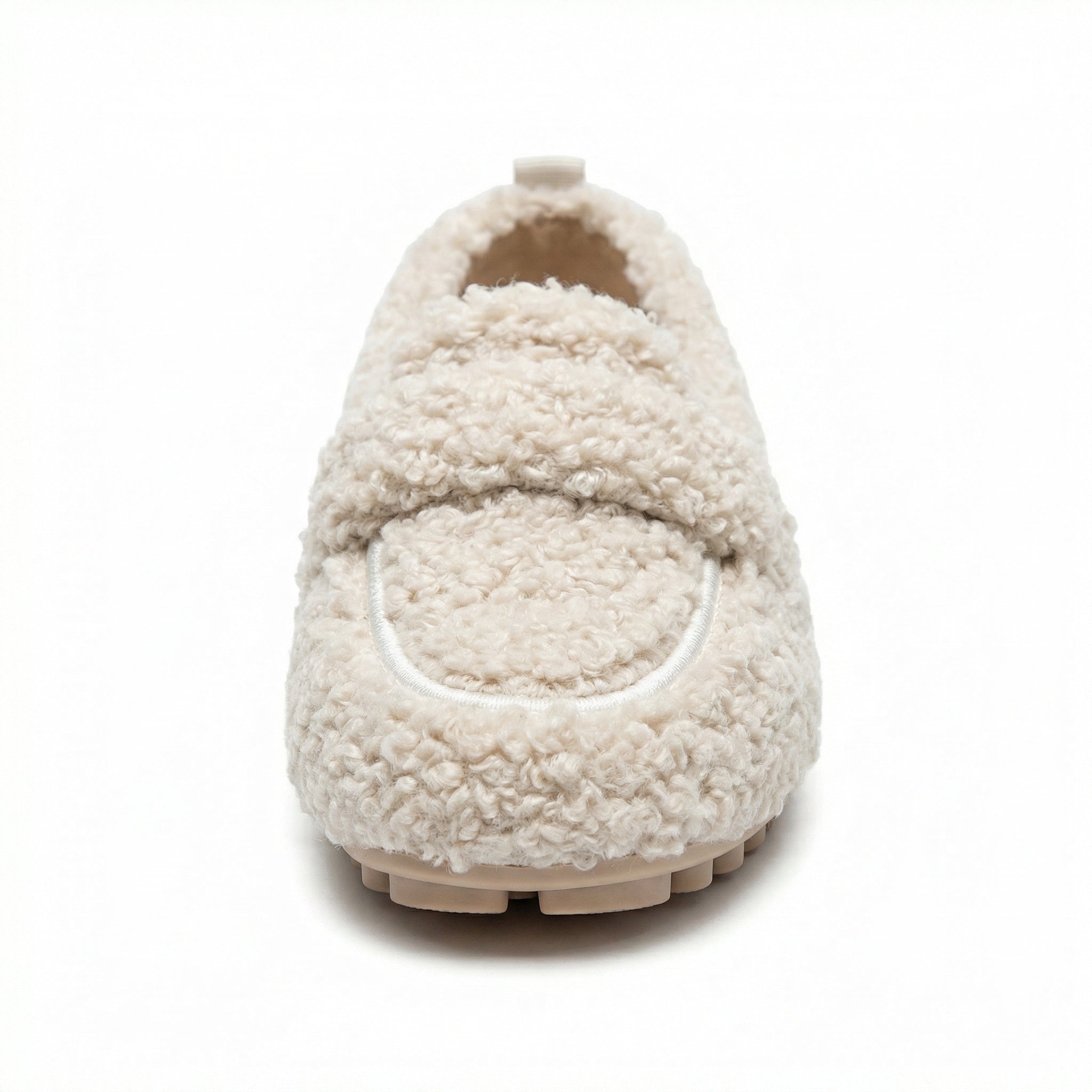 Plush Slippers Cozy Fleece Lined Slip-On Non-Slip Rubber Sole Indoor Outdoor Comfort - Mateo & Eliana