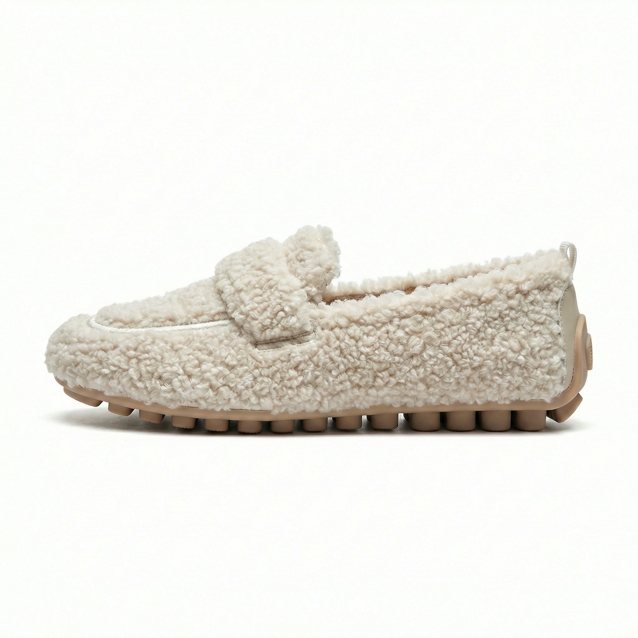 Plush Slippers Cozy Fleece Lined Slip-On Non-Slip Rubber Sole Indoor Outdoor Comfort - Mateo & Eliana