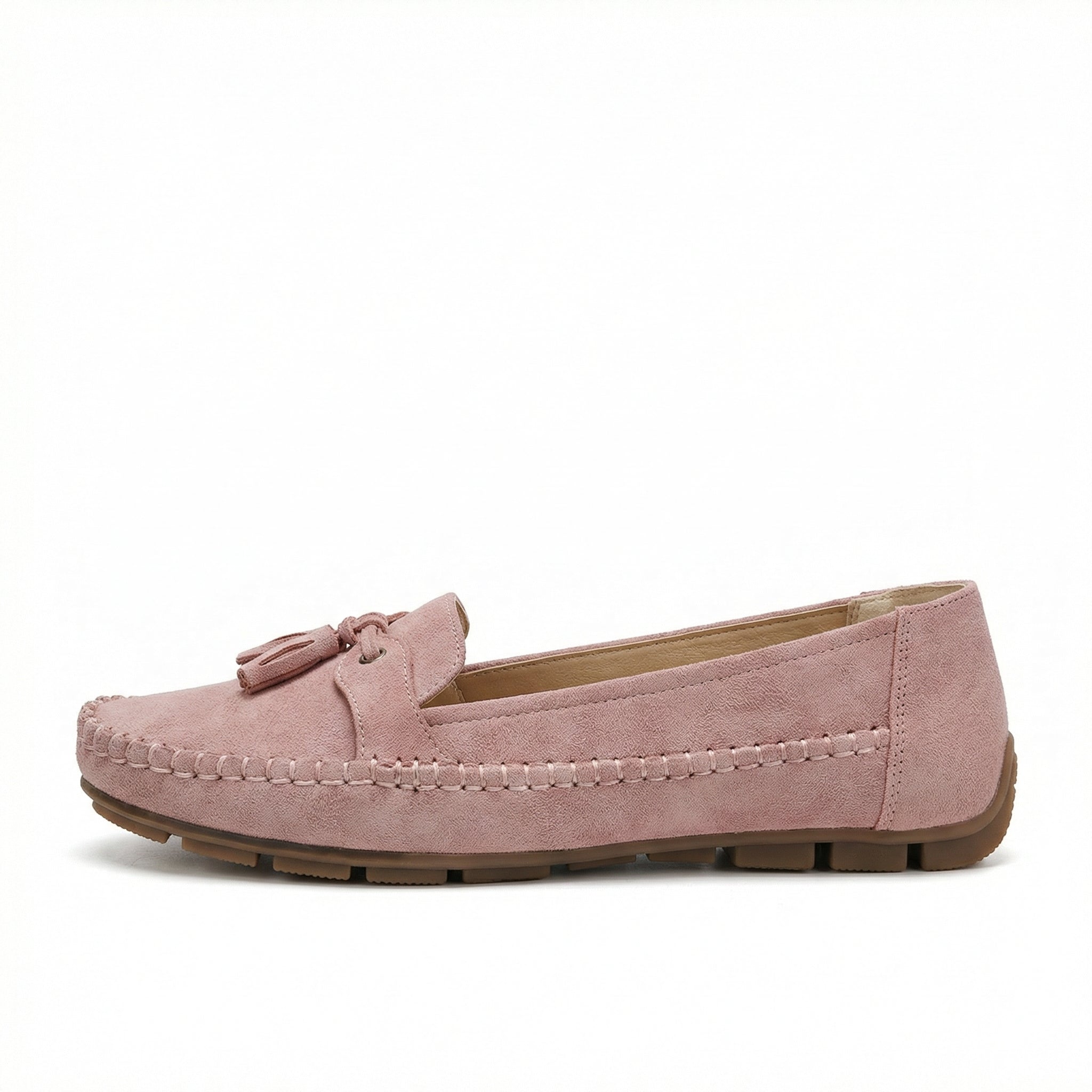 Women's Slip-On Loafers with Cushioned Footbed, Supportive Fit, Lightweight Sole for Everyday Wear - Mateo & Eliana