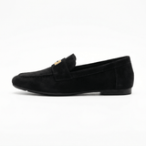 Women's Suede Loafers Classic Slip-On Round Toe Flat Comfort Sole - Mateo & Eliana