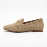Women's Suede Loafers Classic Slip-On Round Toe Flat Comfort Sole - Mateo & Eliana