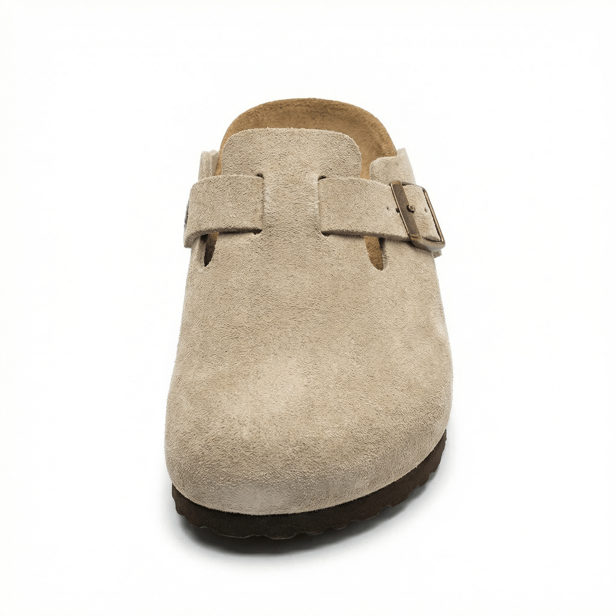 Women's Vegan Leather Sandals Classic Slip-On Comfortable Fit Flat Sole Everyday Wear - Mateo & Eliana