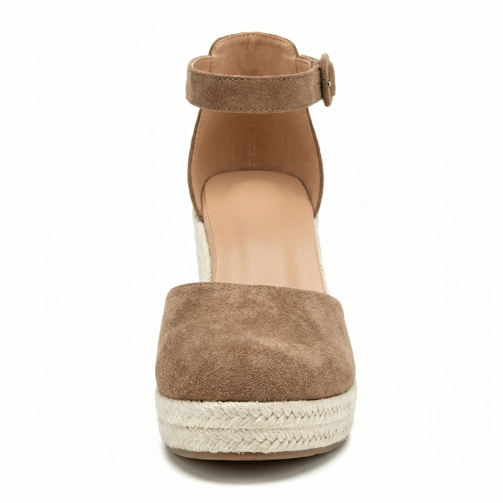 Women's Wedge Espadrille Sandals Open Toe Slip-On Breathable Fabric Casual Summer - Mateo & Eliana